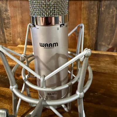 Warm Audio WA-47jr Large Diaphragm Multipattern FET Condenser Microphone 2018 - Present - Nickel image 3