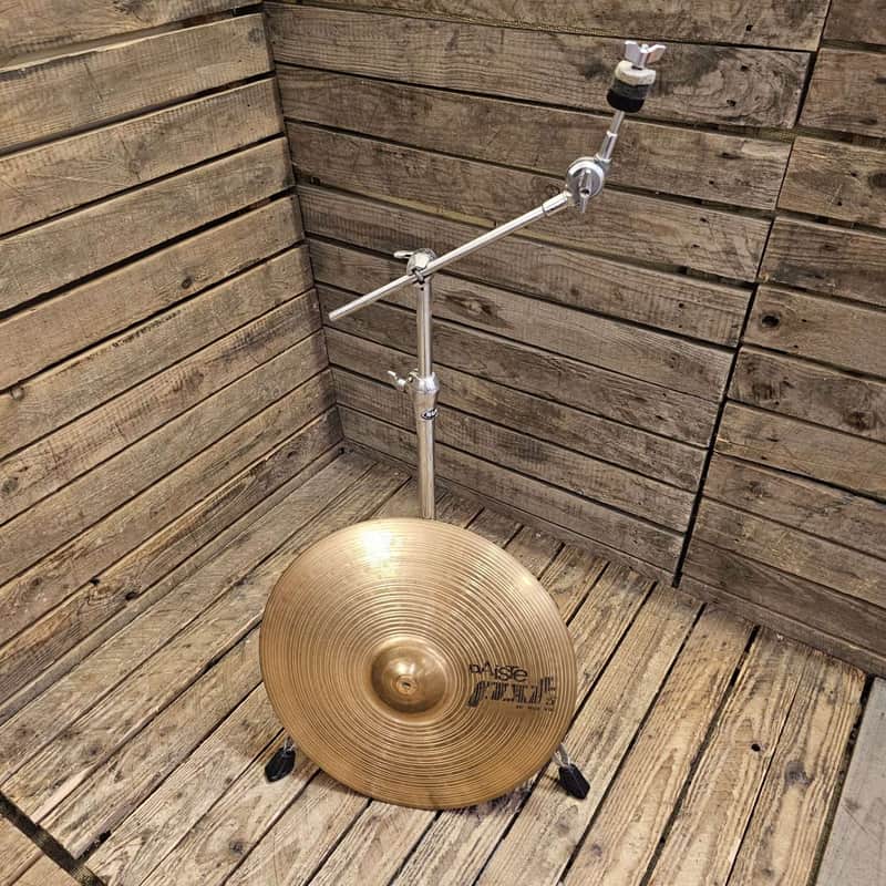 Ride Cymbal 20" Paiste PST5 Rock With Mapex Stand USED! RKMET030926 image 1
