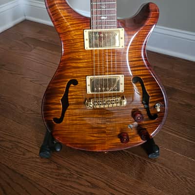 PRS Hollowbody II Piezo 25th Anniversary Artist Package 2005 - Tiger Flame image 2