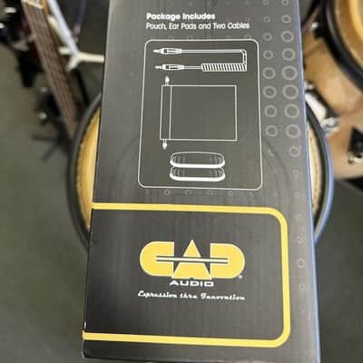 CAD Audio Sessions MH510OR Closed-Back Headphones Black/Orange - NOS image 3