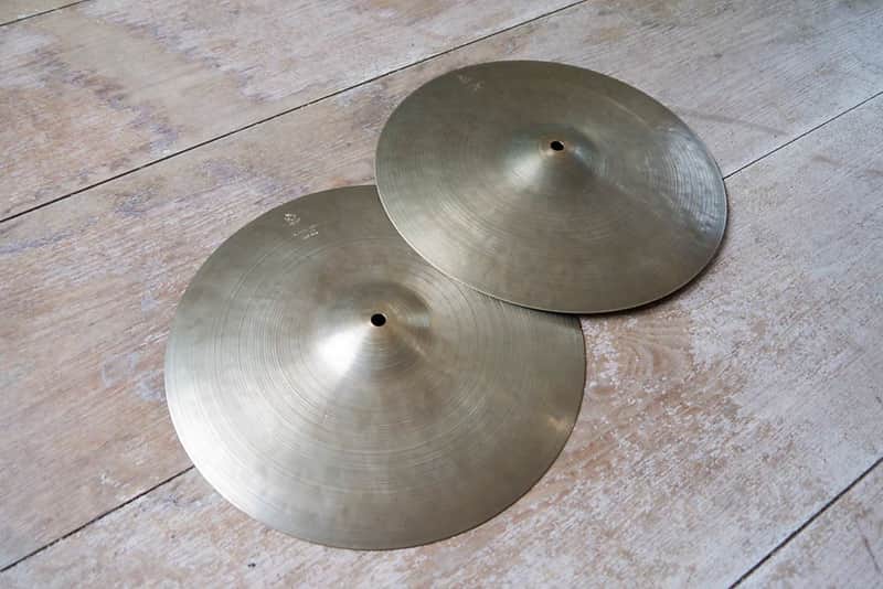 K. Zildjian 13" New Stamp Hi-Hat Cymbals (Pair) 1967 - 1977 image 1