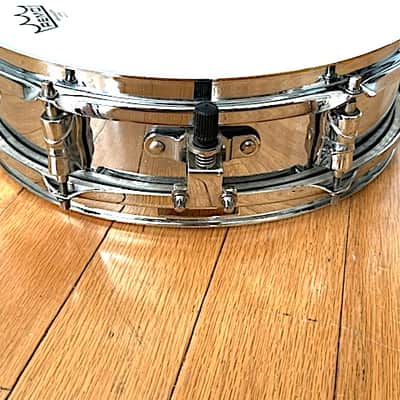 No Name 13"X3.5" Piccolo Chrome Snare Drum, New Remo Ambassador Beater Head, Very Good Condition image 2