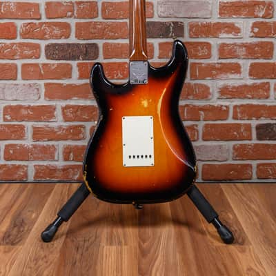 Fender Custom Shop Limited Edition NAMM D-MAG Stratocaster 3-Color Sunburst Relic 2017 w/OHSC image 7