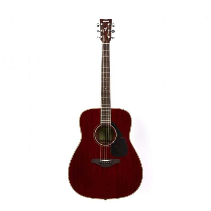 Yamaha FG850 Dreadnought Acoustic Guitar Solid Mahogany Top image 1