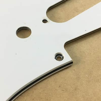 Lefty Vintage Spec Reissue 3-ply  Relic White Stratocaster Fender Pickguard Strat Aged Made in  USA image 8
