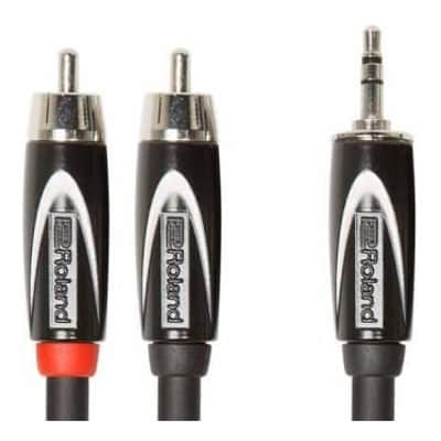 ROLAND RCC-10-352R Interconnect Cable 3.5" TRS /Dual RCA
