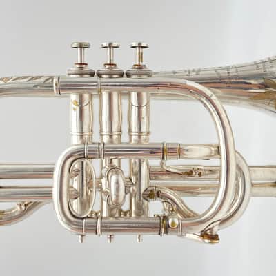 Courtois Levy's Model Cornet 1880s - Silver image 9