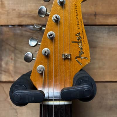 2020 Fender Custom Shop LTD '59 Strat Heavy Relic Aged Sherwood Green w/case image 5