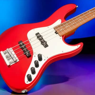 Sadowsky MetroExpress 22-Fret Will Lee Artist Line Bass, Morado Fingerboard, 4-String - Solid Candy Apple Red Metallic High Polish image 1