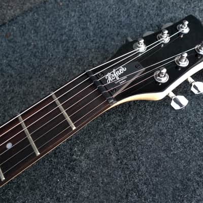 Hofner CT Series HCT-SH-SS-O Shorty Travel/Mini Electric Guitar Metallic SILVER Sparkle image 4