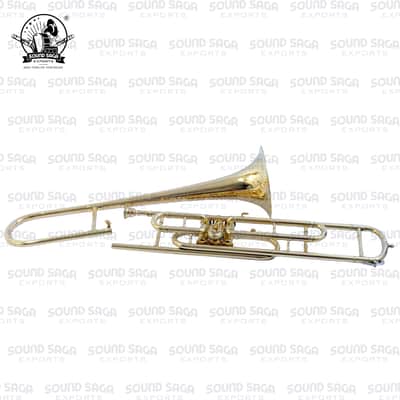 SOUND SAGA® Valve Trombone With All Accessories Including Mouthpiece & Case. image 2