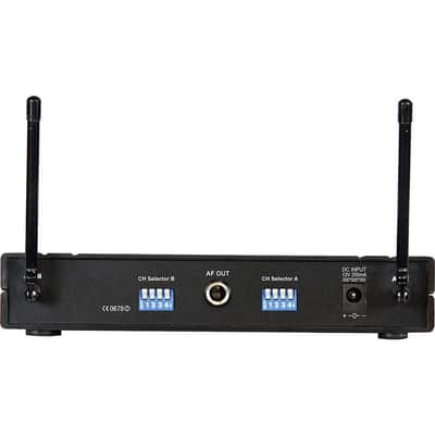 Gemini - UHF-216HL - 2-channel UHF Headset/lav Wireless System image 2