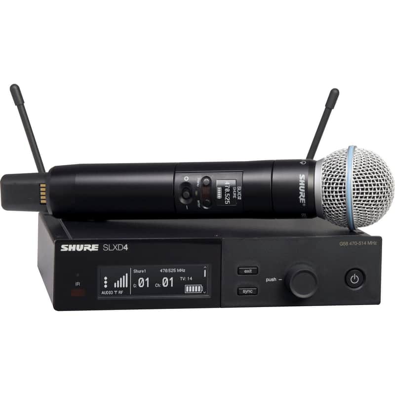 Shure SLXD24/B58 Digital Wireless Handheld Microphone System image 1