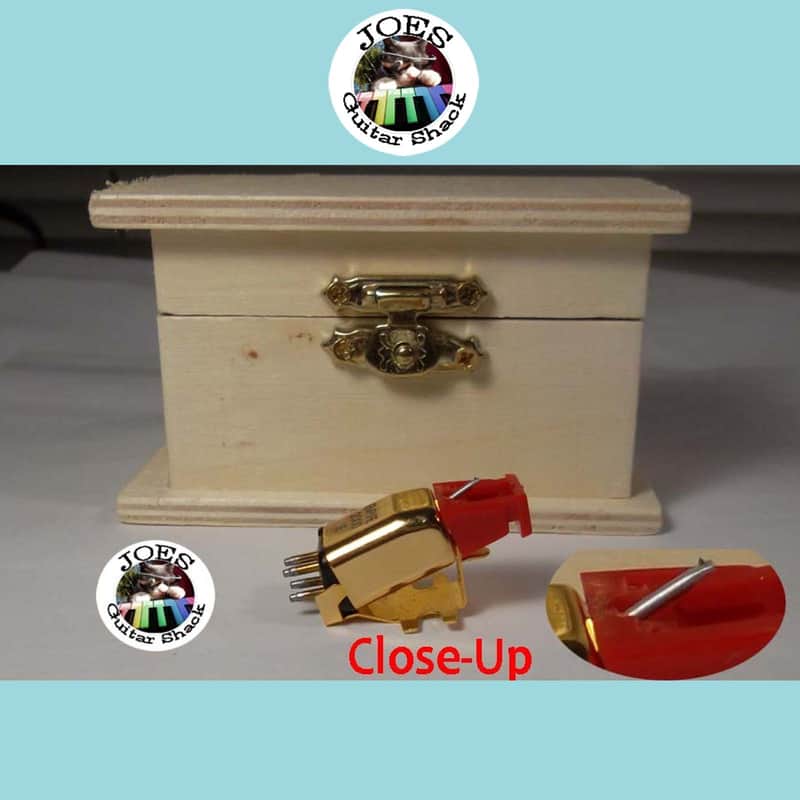 70's Empire 2000 E Turntable Phono Cartridge Like New w/ Screws + NOS New 70's Diamond S2000E Elliptical Red Fliptop Stylus Gorgeous Condition! image 1