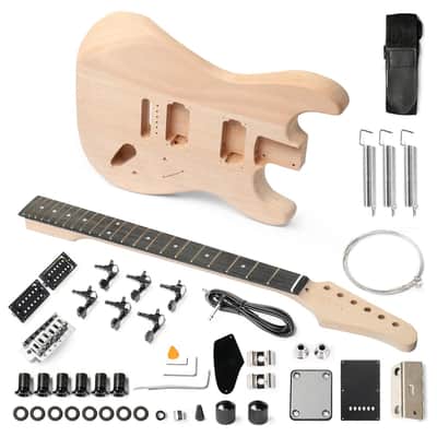 Glarry DIY GST HH Pickup Electric Guitar Kit image 1