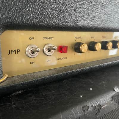 Marshall 1959HW Handwired JMP Reissue 2-Channel 100-Watt Guitar Amp Head 2022 - Black image 7