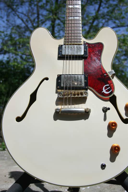 Epiphone Sheraton II Early 90s white / gold hardware image 1