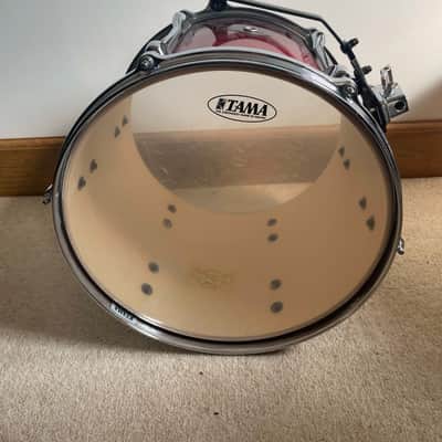 2005 Tama Superstar 5 Piece Drumkit, with tags. Sabian AAX ride symbol, High Hat and 2x crash symbols. Tama single pedal and additional double pedal, with tags. Mapex drum throne. 1x Meinl Cowbell with stand. image 7
