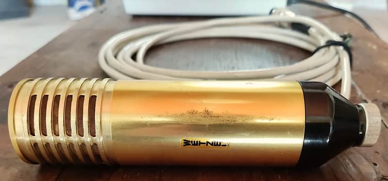 Joachim Wetzel Tube microphone, cardioid M7 style capsule 1960's - Gold, RARE! image 1