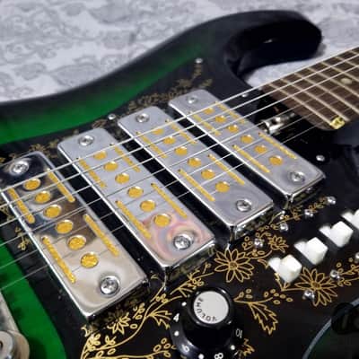 Kimberly 4 Gold Foil Pickup MIJ Electric Guitar (1960s, Greenburst