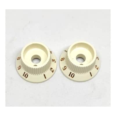 2 Boutons de commutateur (switch) Fender® Stratocaster S-1 Parchment 005-9267-049 image 5