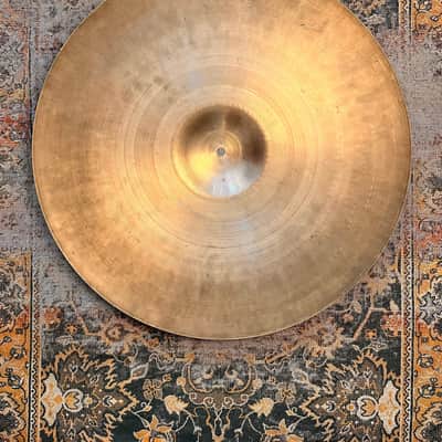 1960s Vintage Zildjian 22” BIG Light Complex Crash Ride 2844 g Hand Hammered Crashable image 2