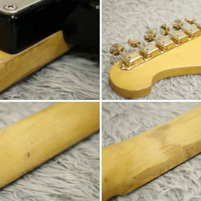 Vintage 1980's made YAMAHA ST400R S-Style Gold Parts Black finish w/Case Made in Japan image 24