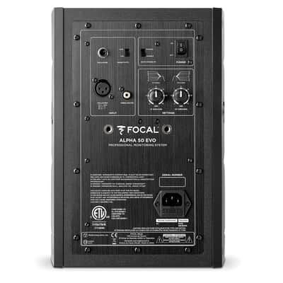 Focal Alpha 50 Evo – 5" Active 2-Way Studio Monitor, 60W RMS Bi-Amp, Slatefiber Woofer, 45Hz–22kHz, Neutral Nearfield Reference Speaker – Sold Individually image 5