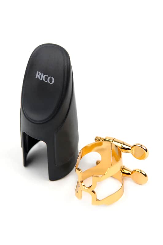 Rico HSS1G Soprano Saxophone H-Ligature & Cap image 1