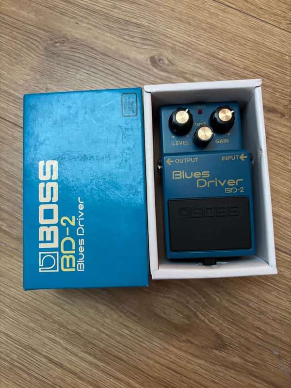Boss BD-2 Blues Driver (Silver Label) 1995 - Present - Blue imagen 1