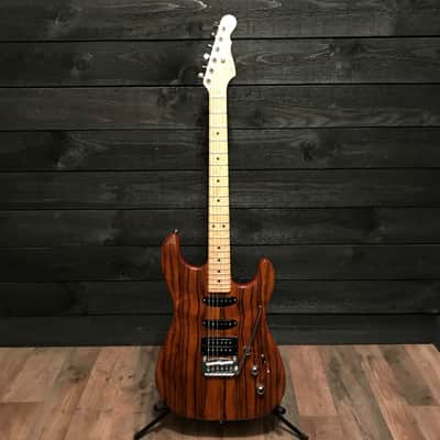 G&L Custom Legacy HB HSS RMC Black Limba Electric Guitar w/ Case B Stock image 4