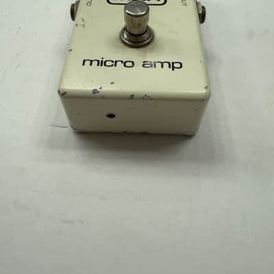 MXR Micro Amp Clean Boost Rare Vintage 1980 Block Logo Guitar Effect Pedal Bild 2