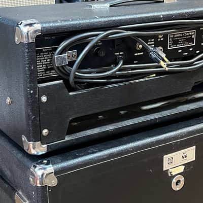 Stellar 1970's Ampeg V4 100 Watt Head & 4X12 Ampeg Cabinet Half Stack, Excellent Condition Serviced and Ready to Rock ! image 4