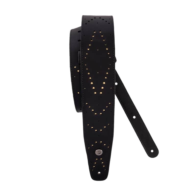 D'Addario Vented Leather Guitar Strap image 1