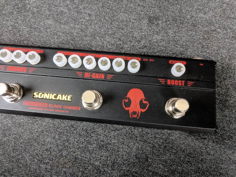 Sonicake Sonicbar Black Hammer QCE-30 Compact Guitar Multi Effects Sonicake Sonicbar Black Hammer QCE-30 Compact Guitar Multi Effects