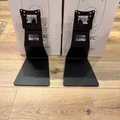 Genelec 8331A SAM 3 way Powered Coaxial Pair with Stands, GLM and volume controller - Black image 7