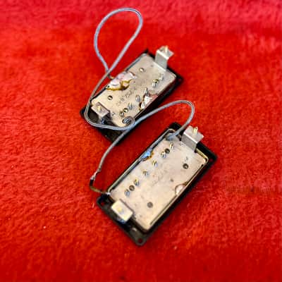 Gibson Les Paul custom humbucker pickups c 1975 - Gold t-top patent No PAF original vintage USA image 2