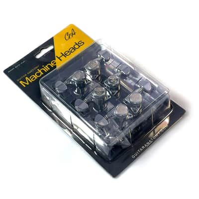 3 A SIDE Guitar Anatomy Pro Locking Tuners – Machine Heads for Les Paul SG ES – 3×3 - Black image 3
