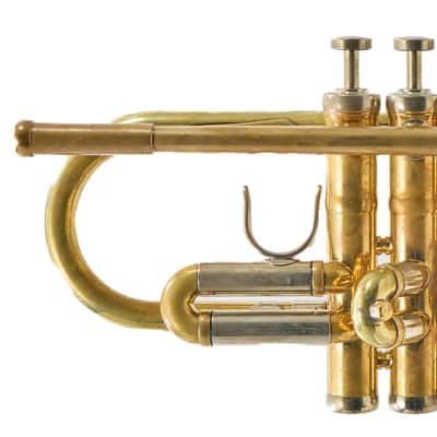 Schagerl 'Charis' Large Bore C Trumpet in Raw Brass SN 7341L image 3