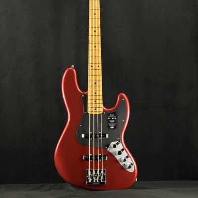 Fender American Ultra II Jazz Bass Sinister Red Maple Fingerboard image 2