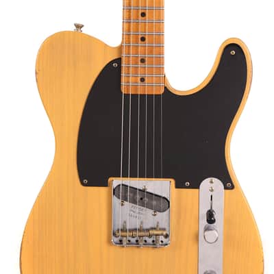 Fender Custom Shop 1953 Stealth Esquire Roasted Ash Journeyman Relic Butterscotch Blonde Masterbuilt Andy Hicks image 4
