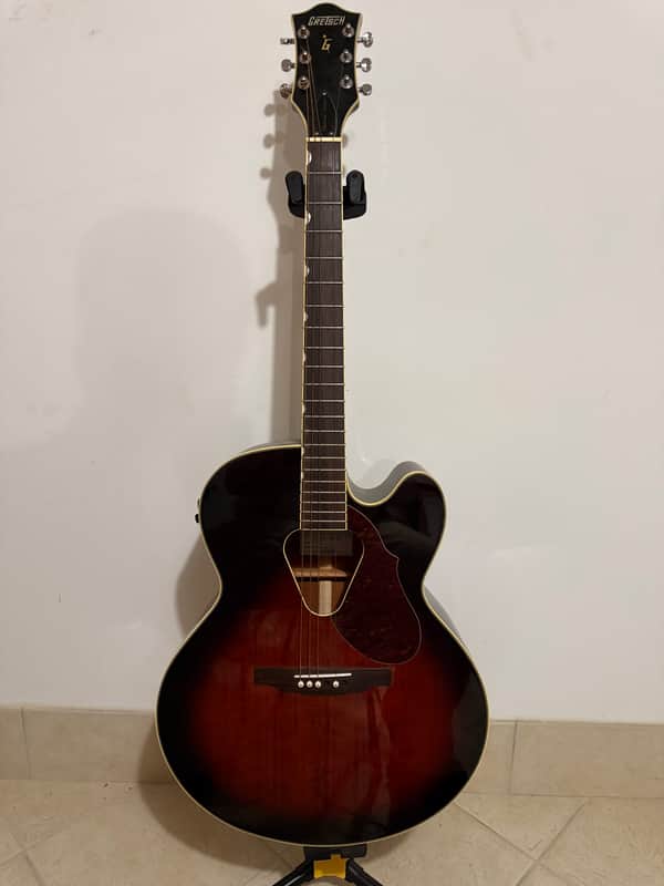 Gretsch G3700 Historic Series Jumbo Acoustic with Fishman Preamp Tobacco Sunburst + Guitar Case image 1
