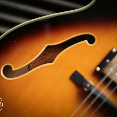 Epiphone Joe Pass Emperor II Sunburst Made in Korea image 4