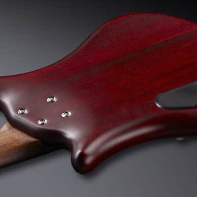 Warwick Pro Series Thumb BO 4 String Burgundy Red Transparent Satin image 3
