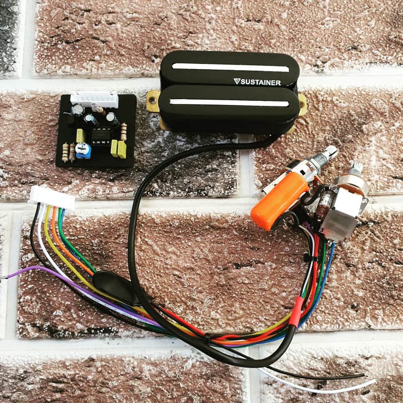 Veyz Sustainer Humbucker Pickup System - Bill Lawrence L500XL Design | Hosco Japan Push Push Potentiometers | Not A Sustainiac Stealth Pro Nor Bill Lawrence L500XL | image 1