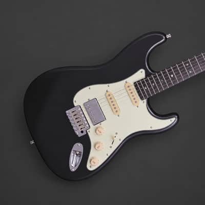 Dhatarattha DST HSS Black – Roasted Maple Neck, Stainless Steel Frets image 1