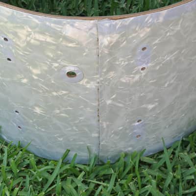50's/60's GRETSCH 22" WHITE MARINE PEARL BASS DRUM SHELL for YOUR DRUM SET! RM30 image 10