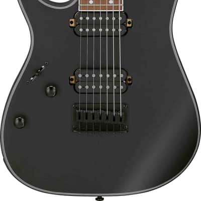 Ibanez RG7421EXL-BKF RG Electric Guitar 7-String Lefty - Black Flat image 1