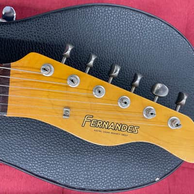Fernandes TE-3 Thinline T-style Made in Japan 1994 - 3 Tone Sunburst w/ case image 14