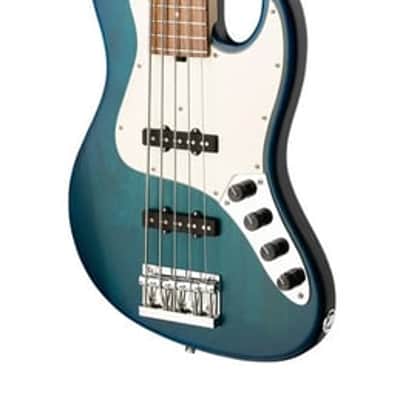 Sadowsky MetroLine 21-Fret Vintage J/J Bass-Red Alder Body-5 String-Bora Blueburst Transparent Satin image 10